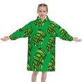 Youth Blanket Sweatshirt - Green Hockey Gloves Classic Green