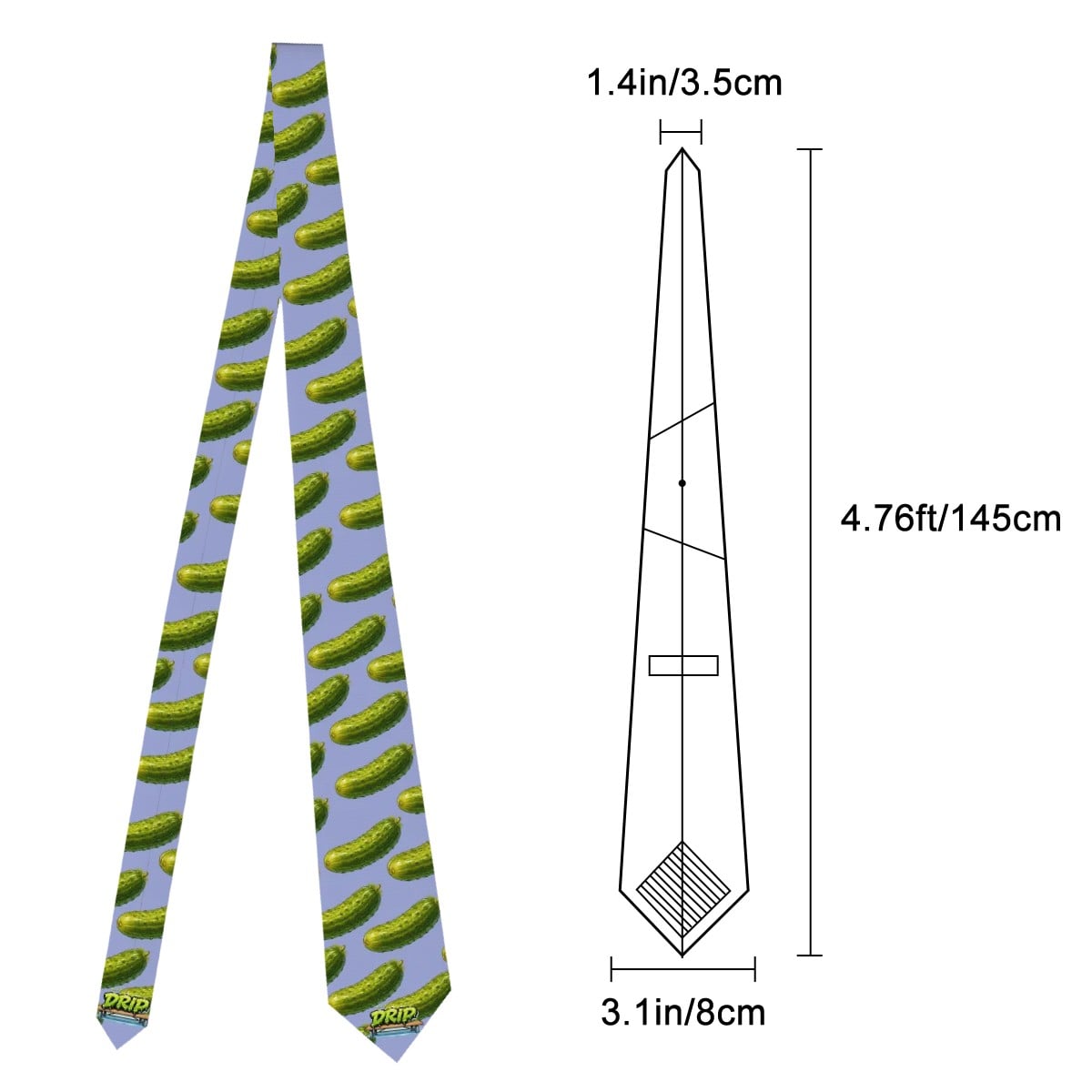 Game Day Tie - Pickled Purple