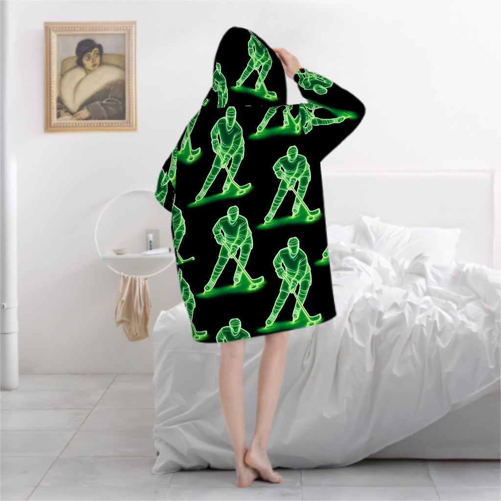 Adult Blanket Sweatshirt - Hockey Guys Black