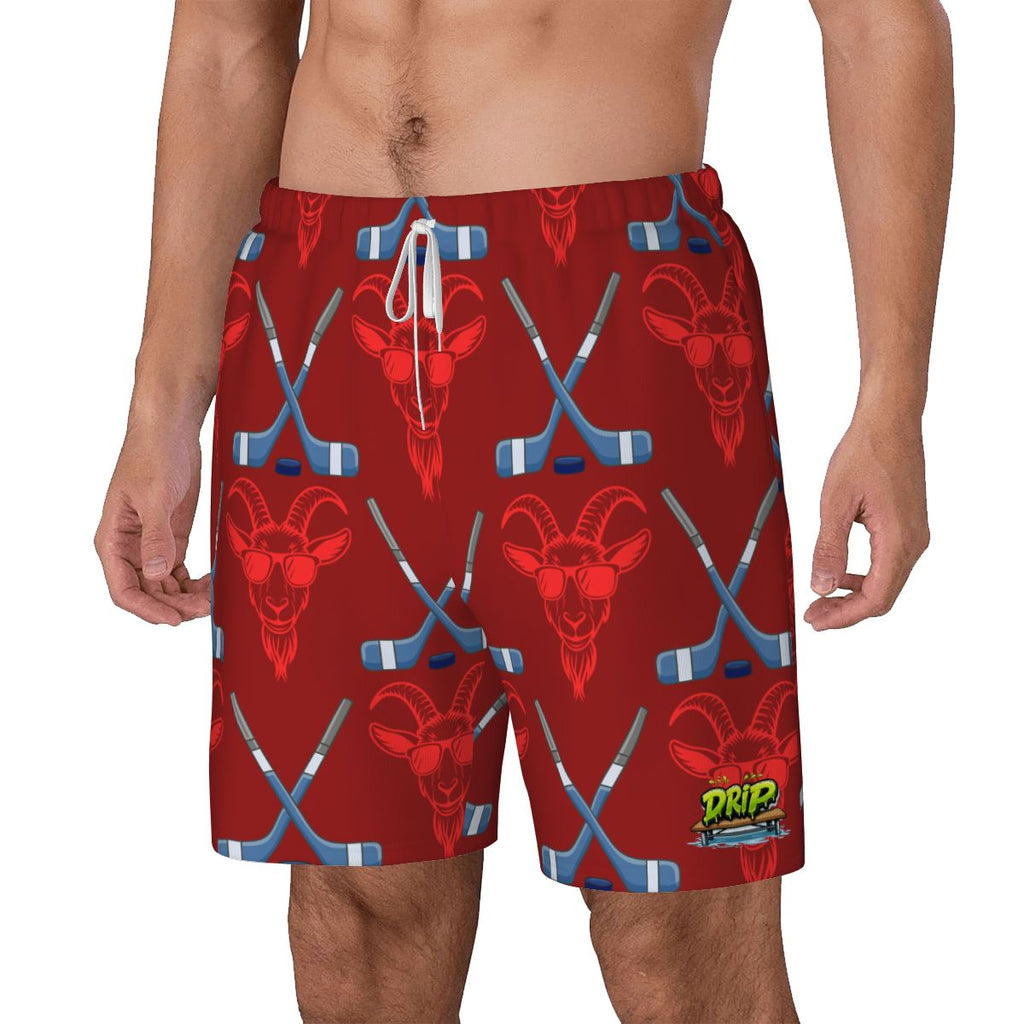 W2W Pro Mesh Hybrid Shorts - Goated Hockey Classic Red