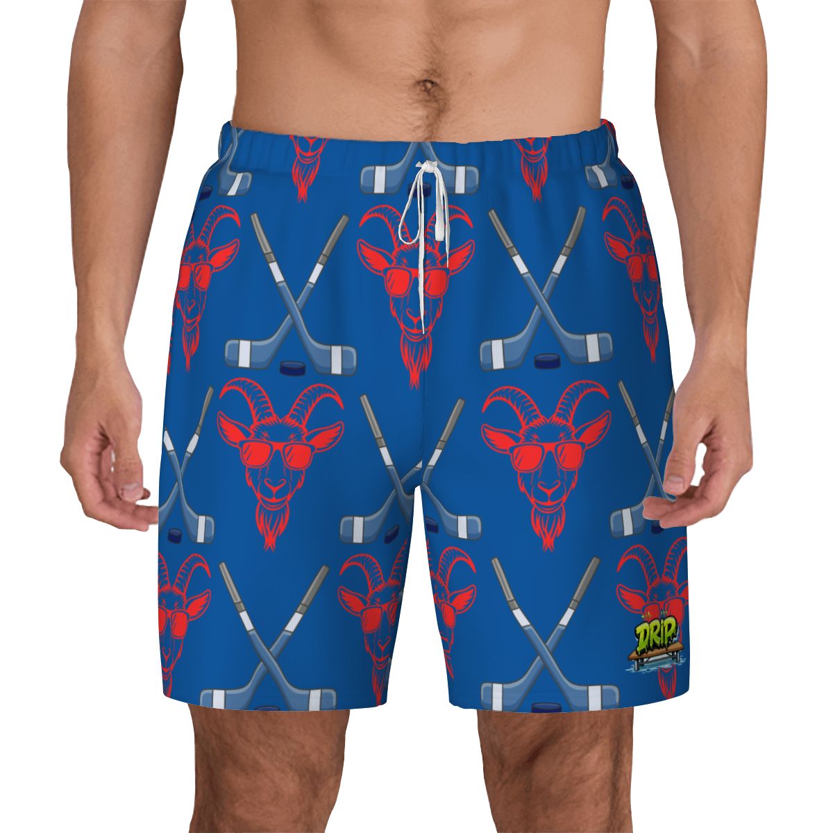 W2W Pro Mesh Hybrid Shorts - Goated Hockey Dark Blue