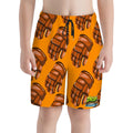 Youth Swim Shorts - Orange Hockey Gloves Orange