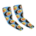 Drip Bench Performance Arm Sleeves - Sushi Roll Blue