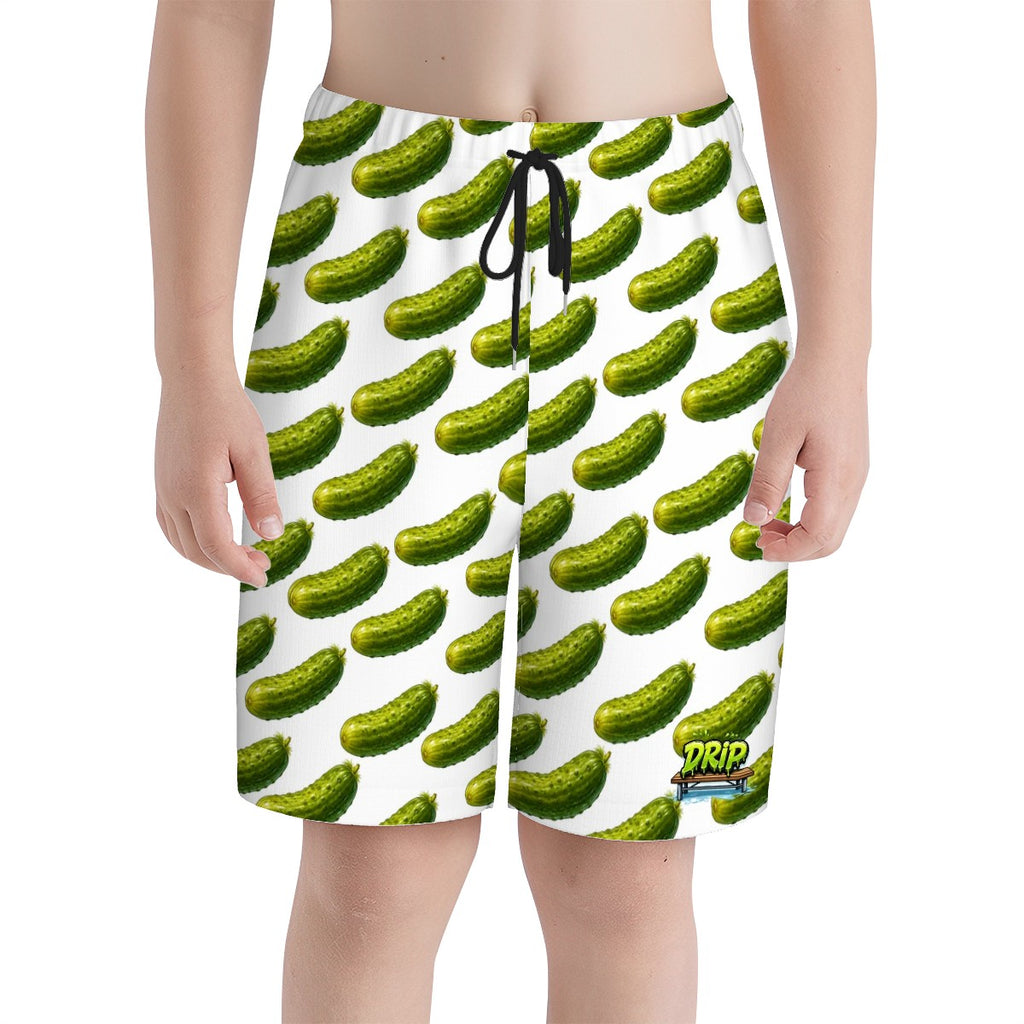 Youth Swim Shorts - Pickled White