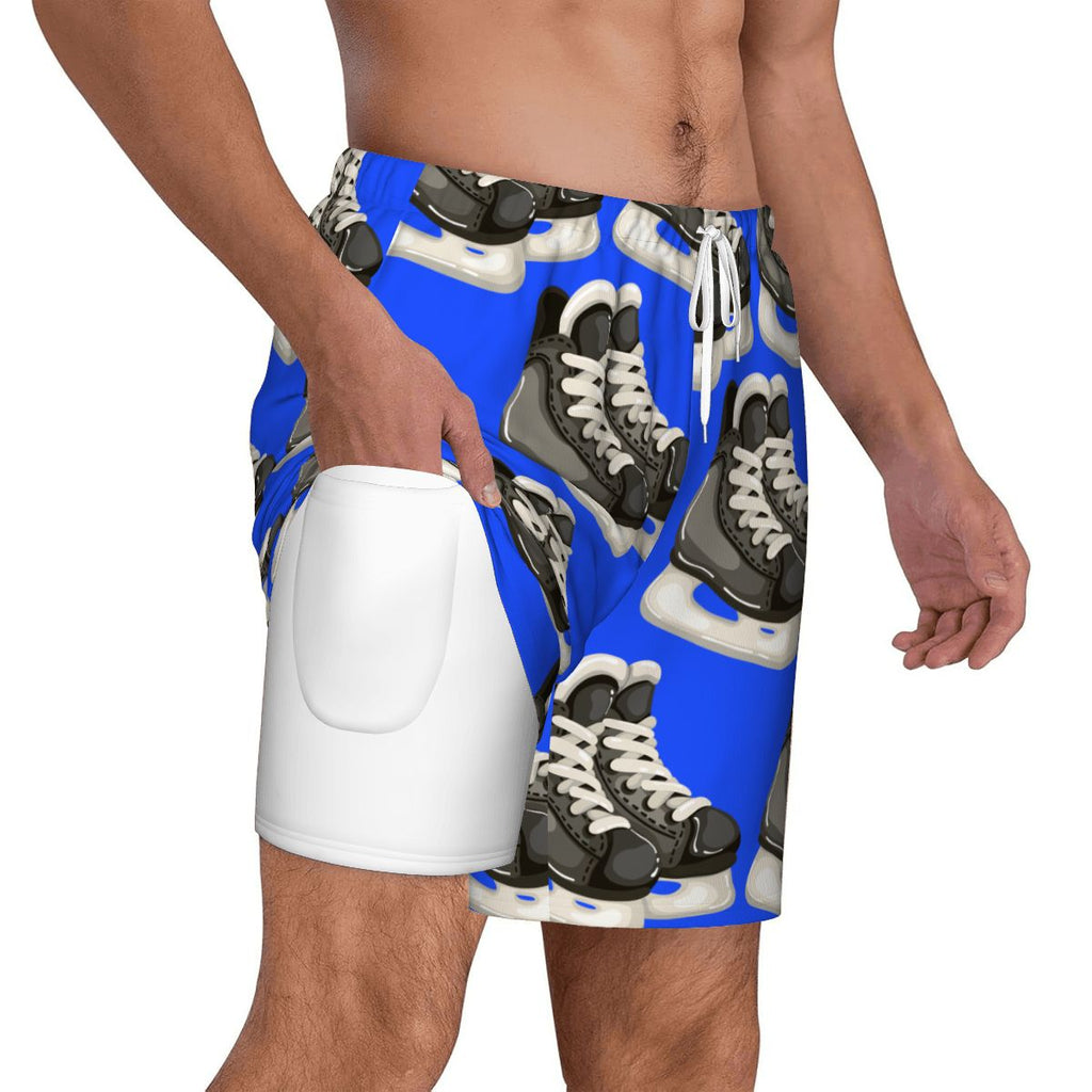 W2W Pro Mesh Hybrid Shorts - Hockey Skates Royal Blue