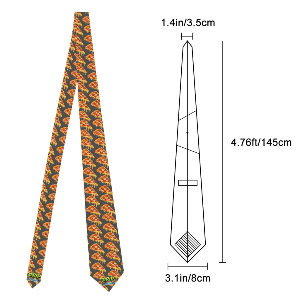 Game Day Tie - Pizza Charcoal