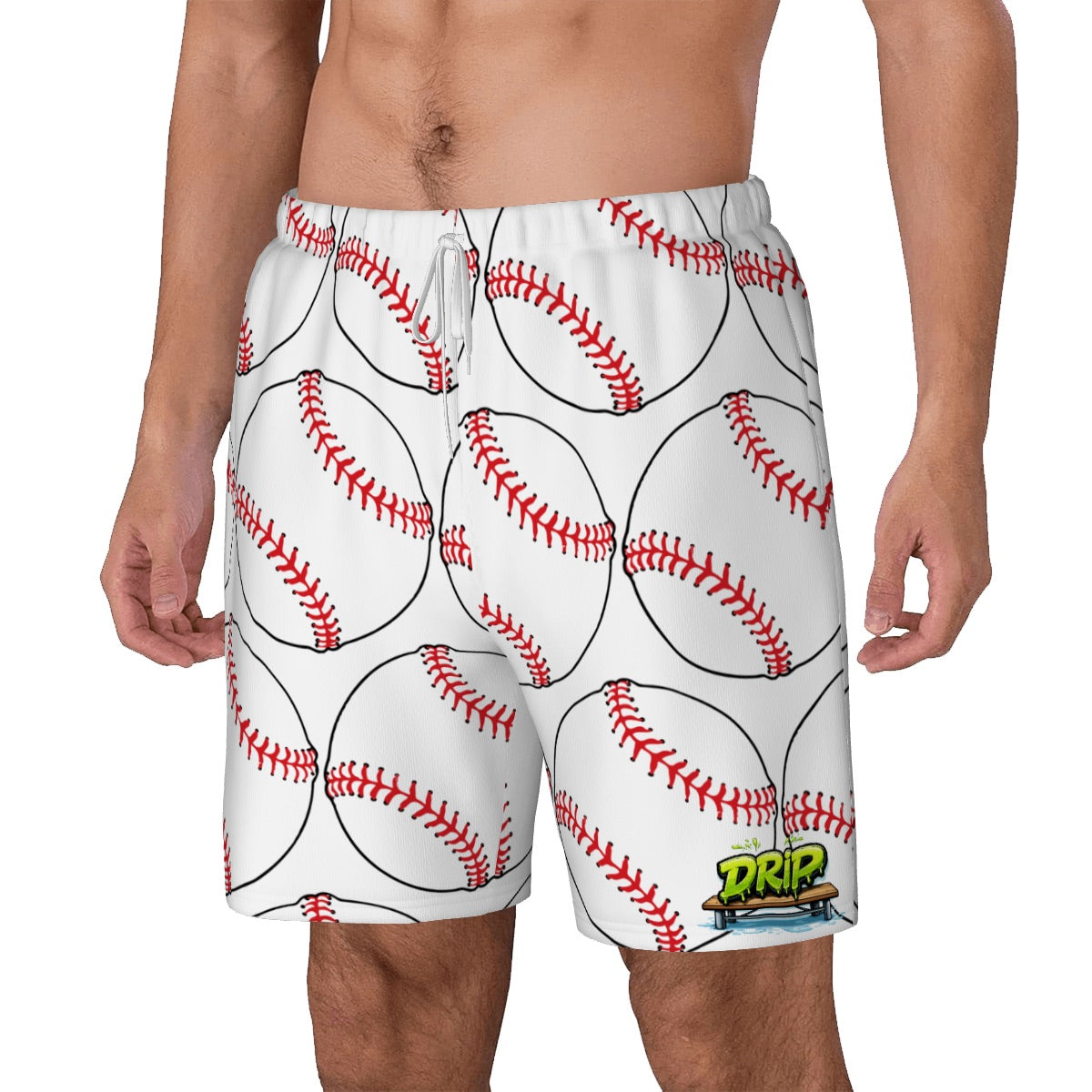 W2W Pro Mesh Hybrid Shorts - Classic White Baseball