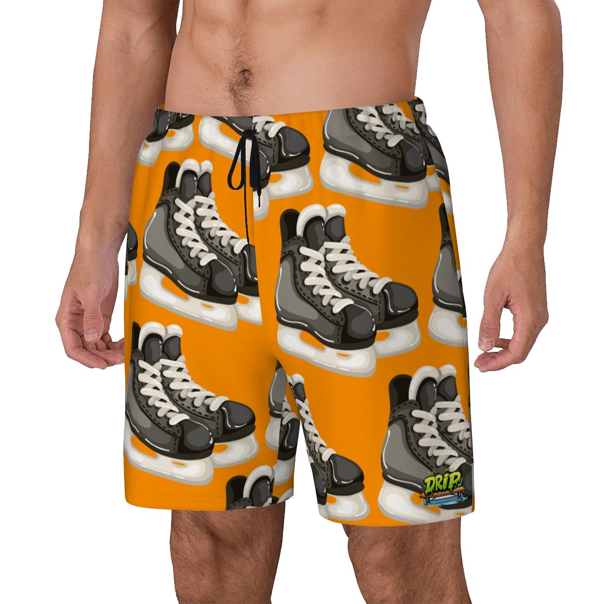W2W Pro Mesh Hybrid Shorts - Hockey Skates Classic Orange