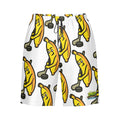 Men/Teen Swim Shorts - Bananas for Hockey White