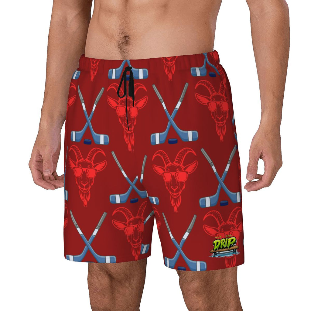W2W Pro Mesh Hybrid Shorts - Goated Hockey Classic Red