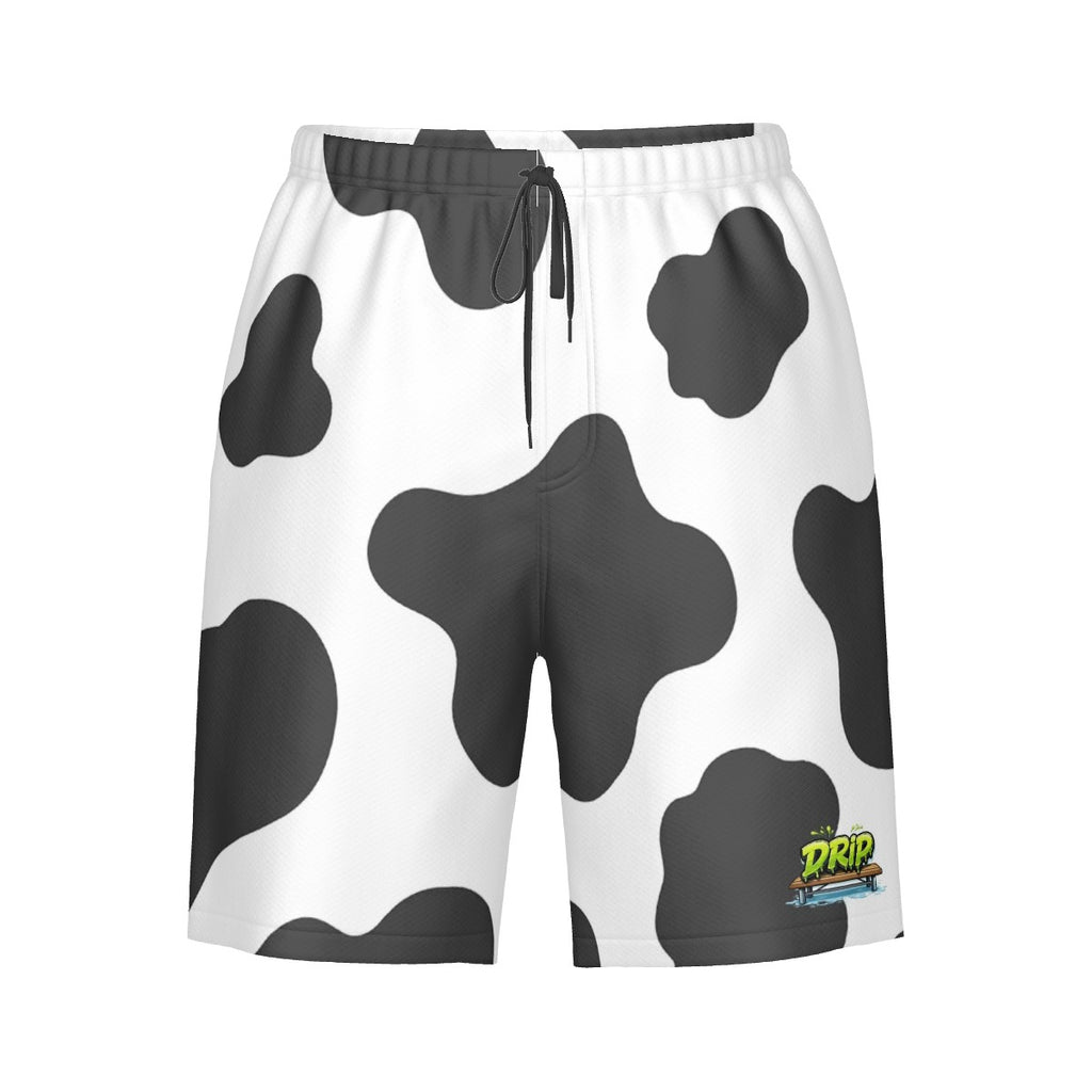 Men/Teen Swim Shorts - Cow Tipping Drip