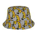 Drip Bucket Hat - Bananas for Hockey Grey