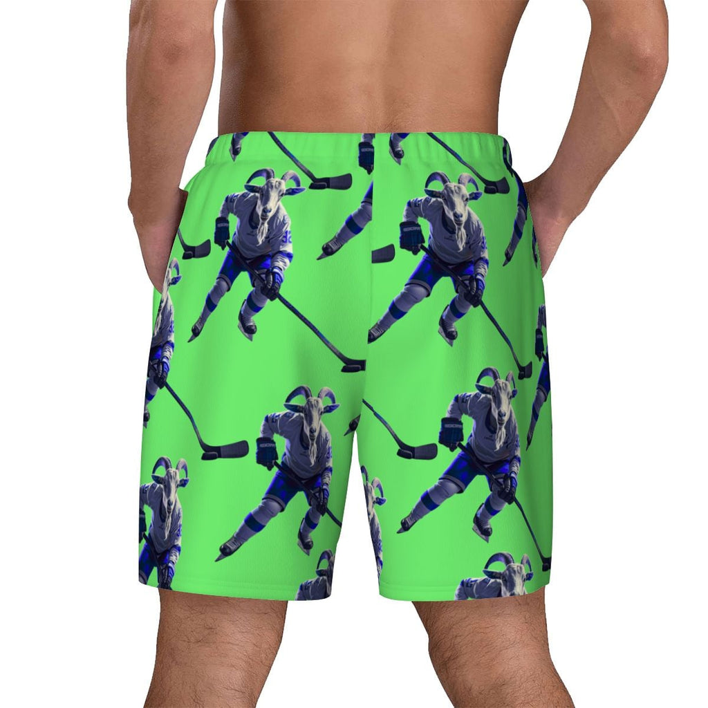 W2W Pro Mesh Hybrid Shorts - The Hockey Goat Hot Green