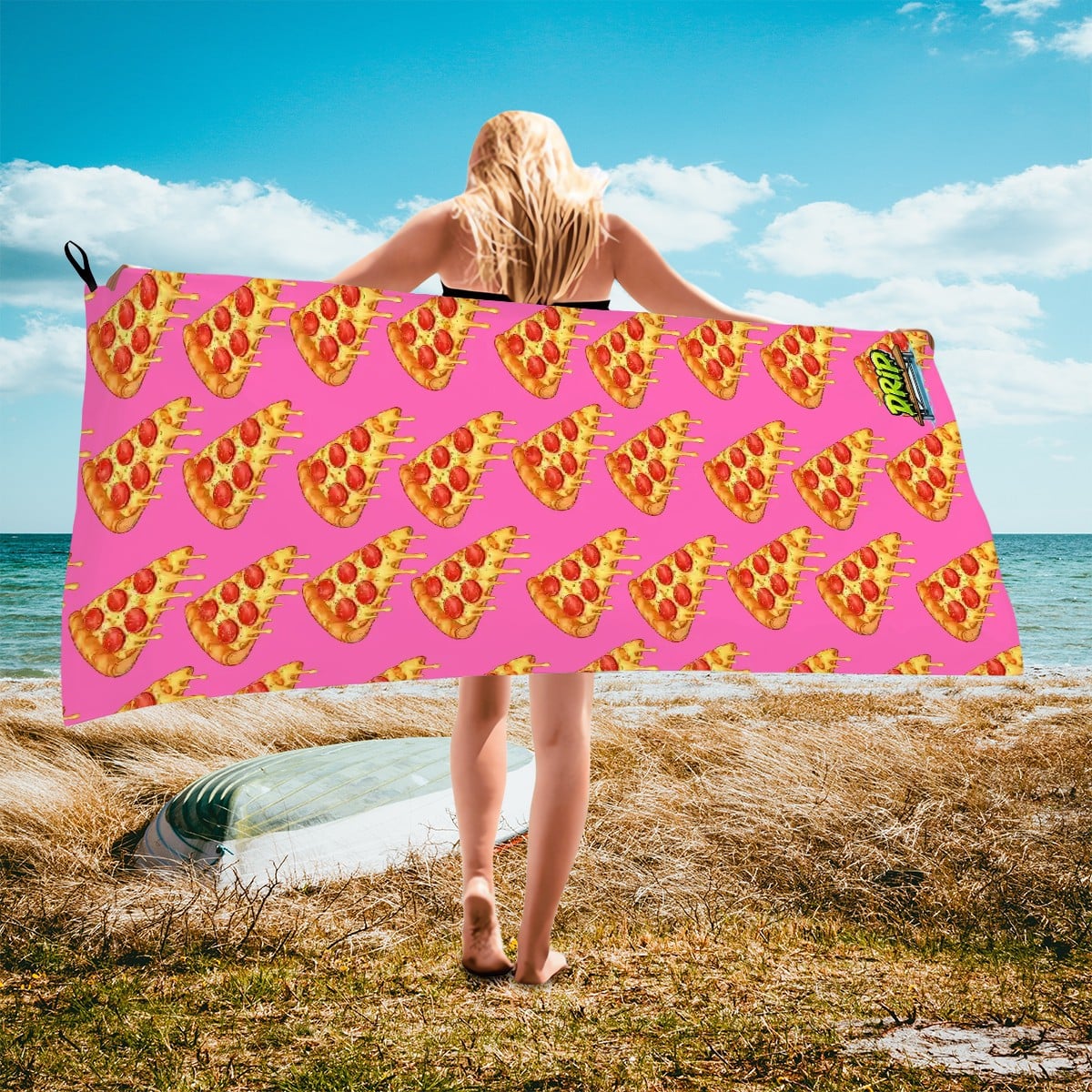 Drip Towel - Pizza Pink
