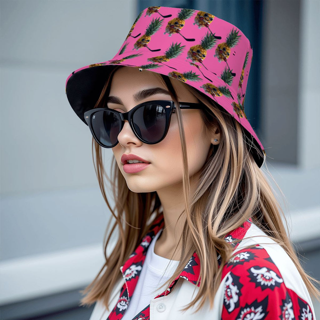 Drip Bucket Hat - Piney Snipe Pink