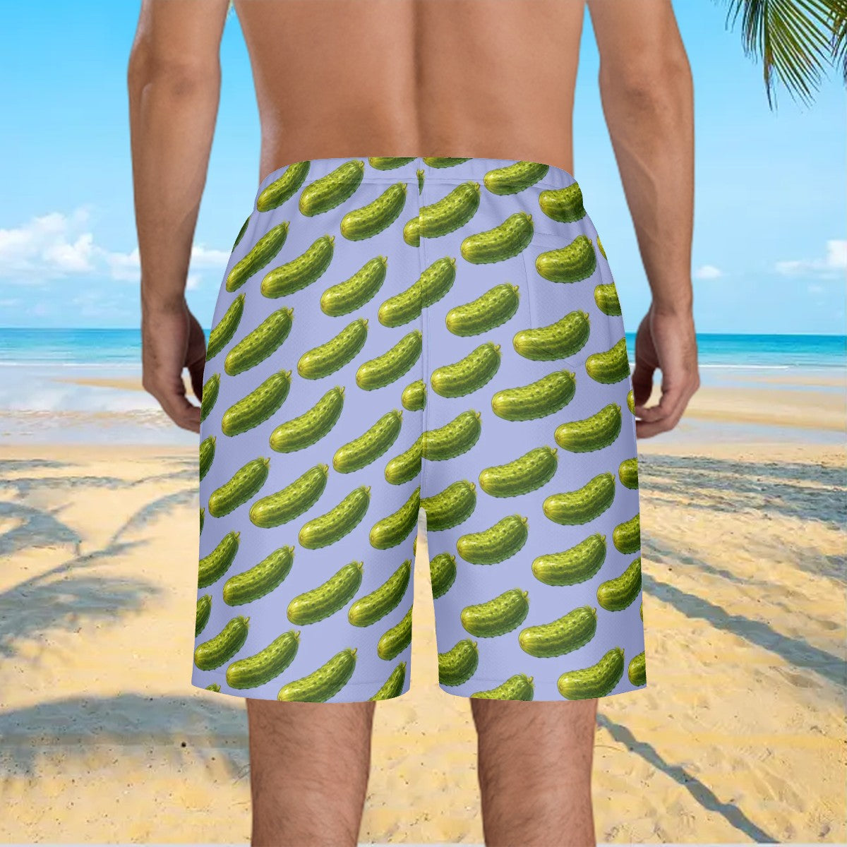 Men/Teen Swim Shorts - Pickled Light Purple