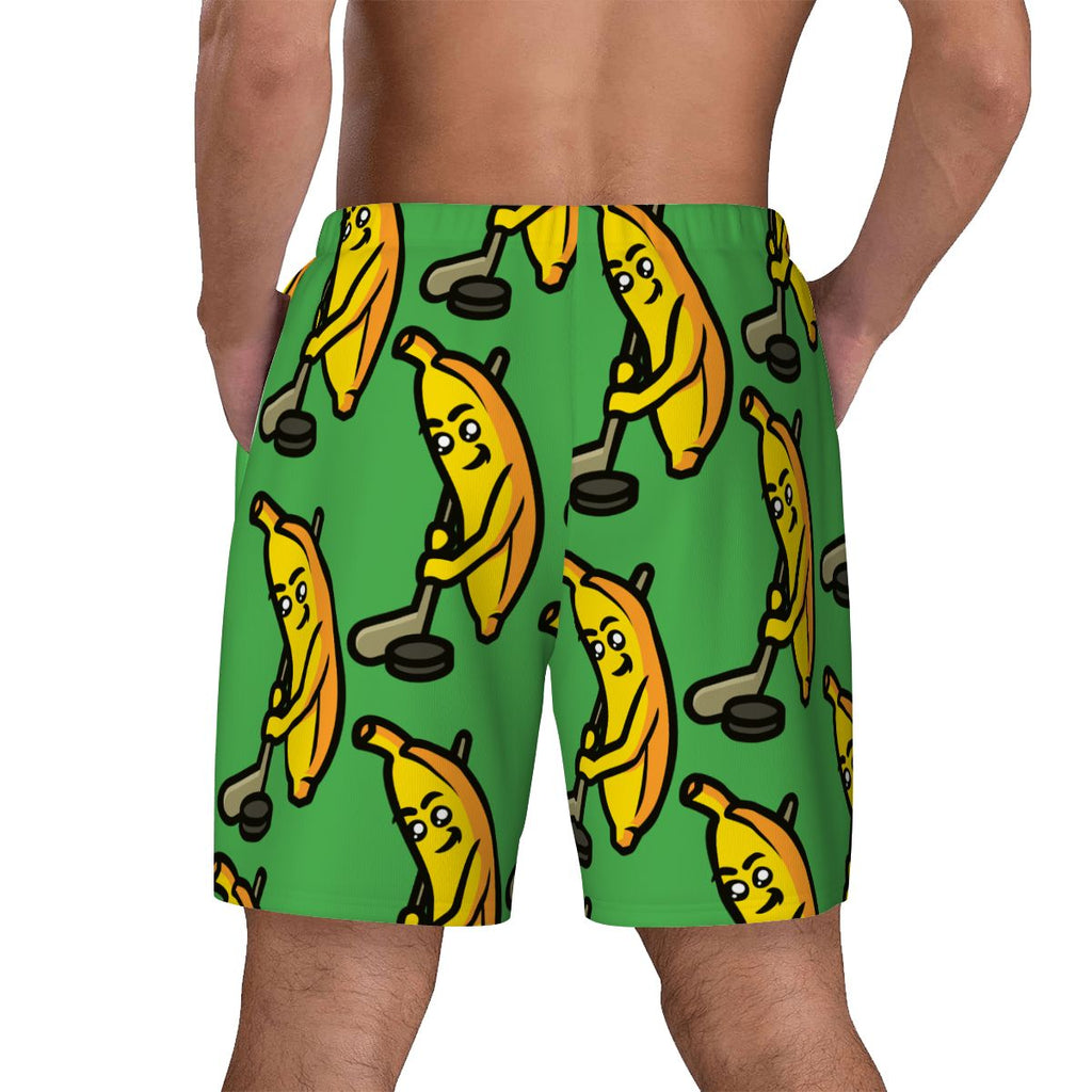 W2W Pro Mesh Hybrid Shorts - Bananas for Hockey Green