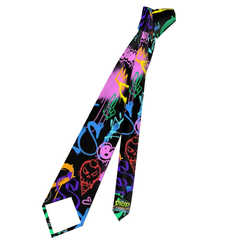 Game Day Tie - Graffiti Black