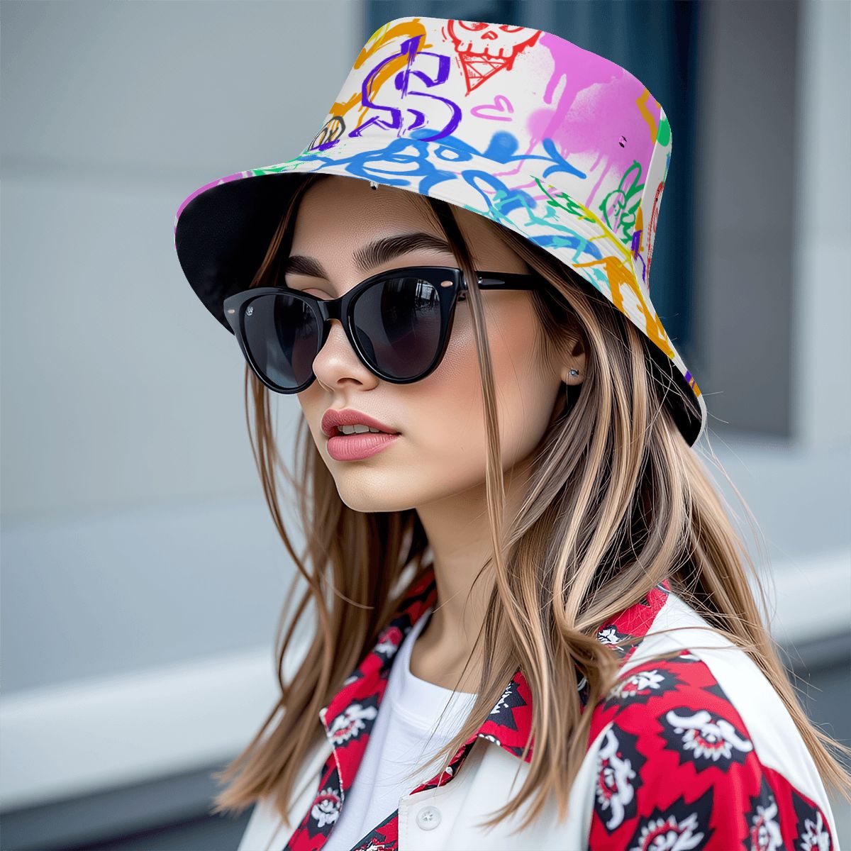 Drip Bucket Hat - Graffiti