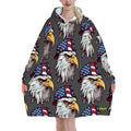 Adult Blanket Sweatshirt - Eagles Fly Charcoal