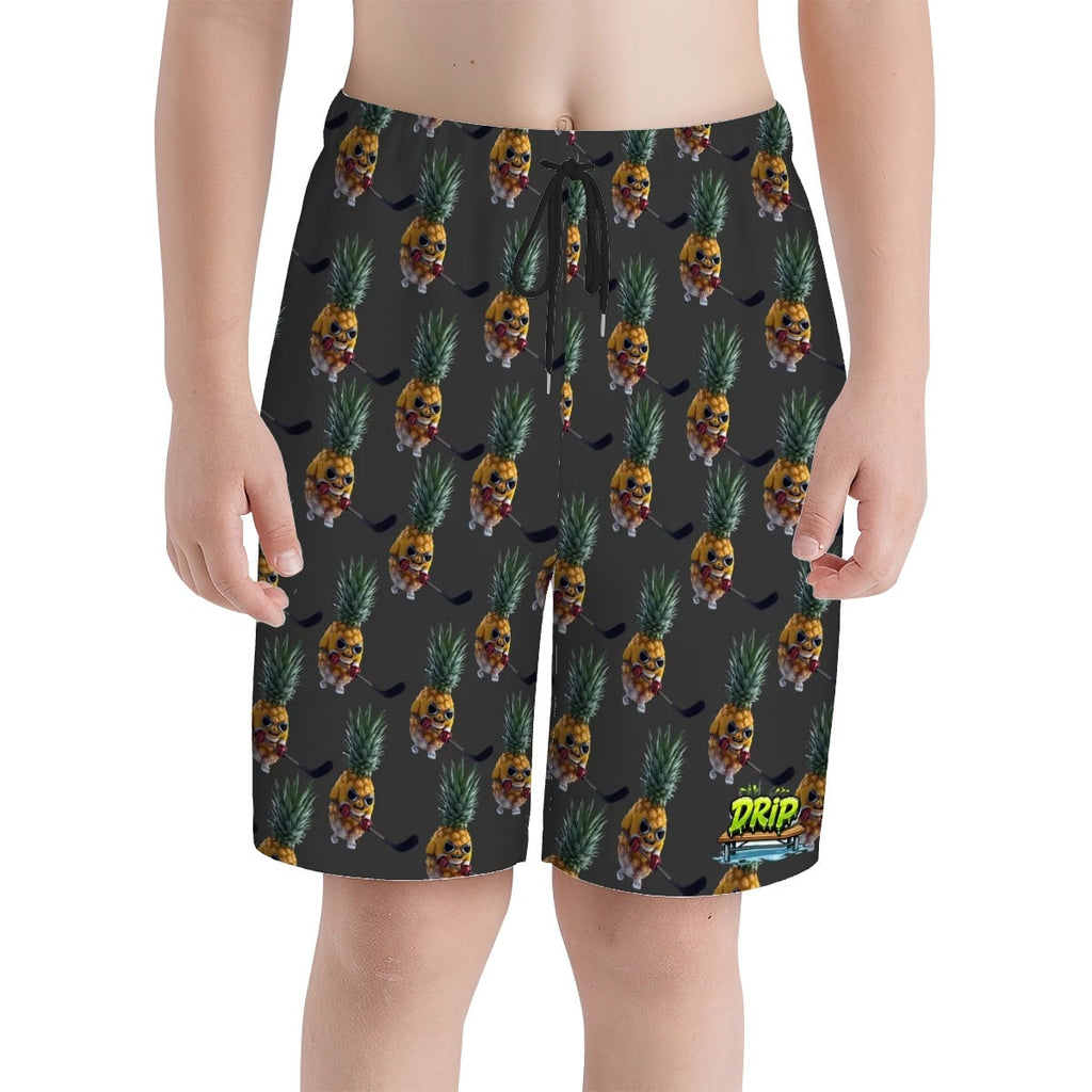 Youth Swim Shorts - Piney Snipes Charcoal