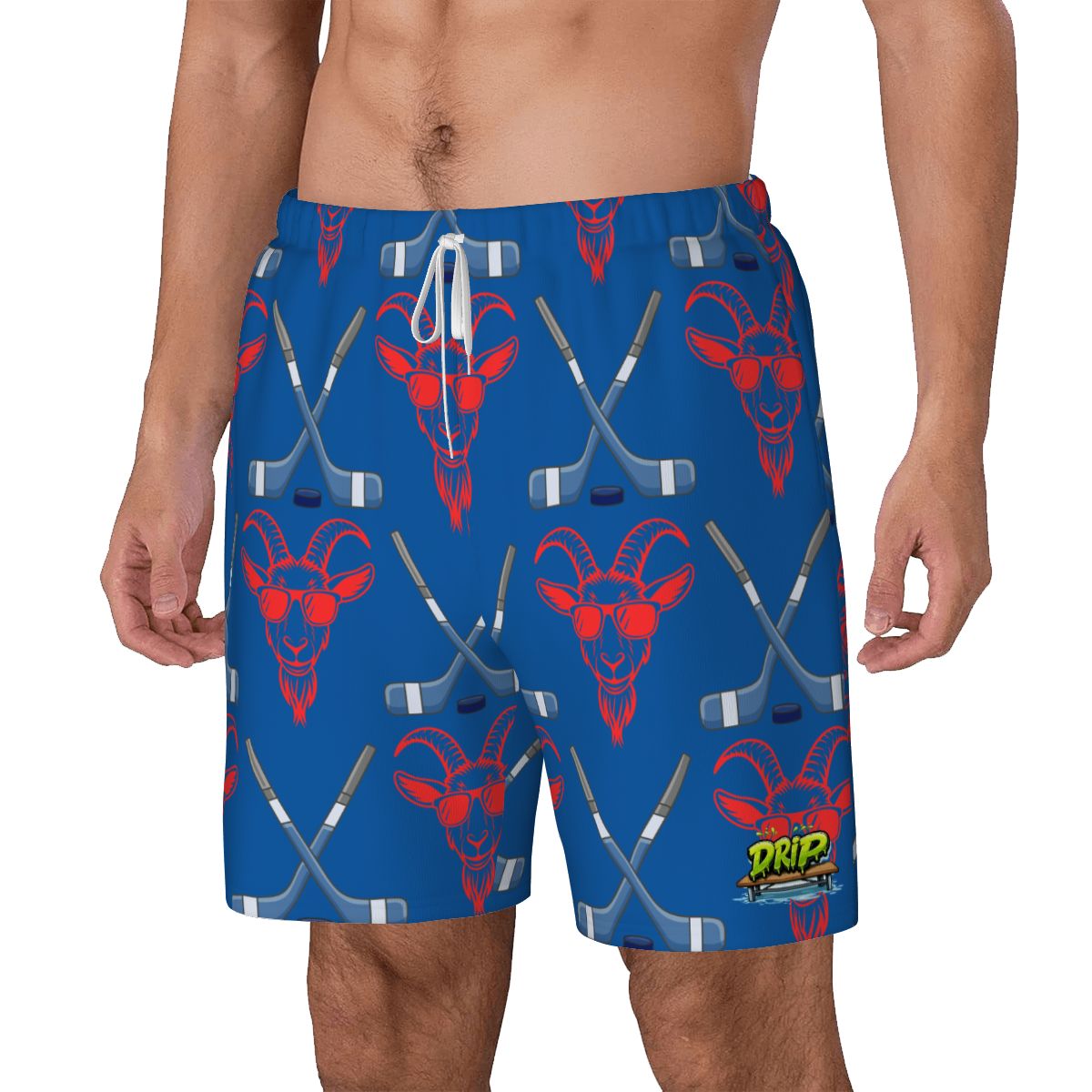 W2W Pro Mesh Hybrid Shorts - Goated Hockey Dark Blue