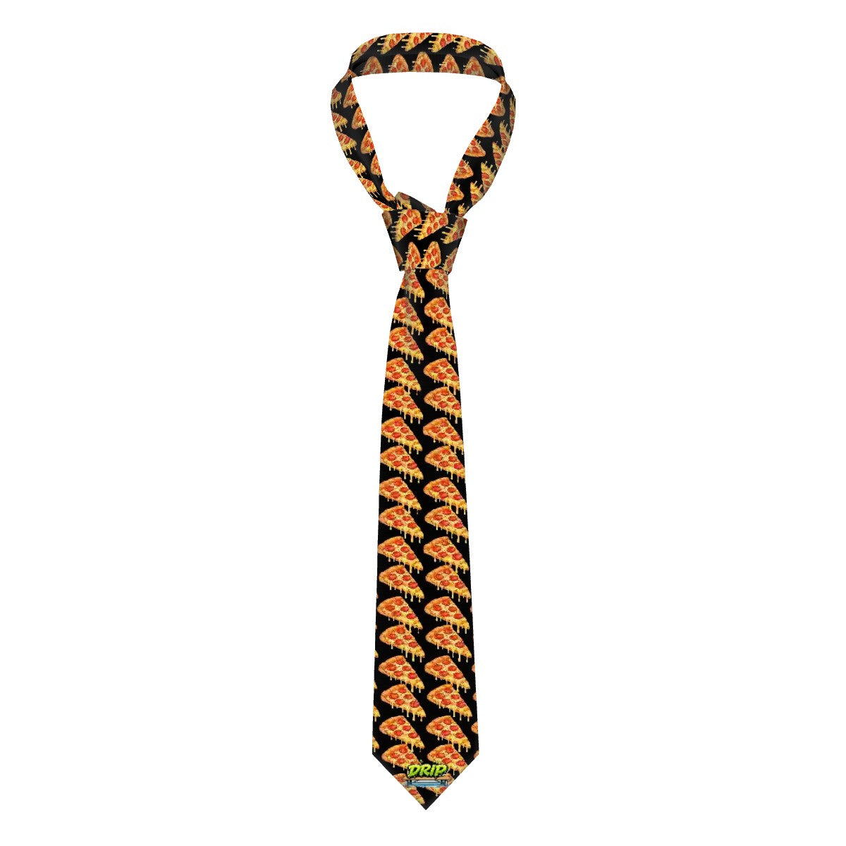 Game Day Tie - Pizza Black