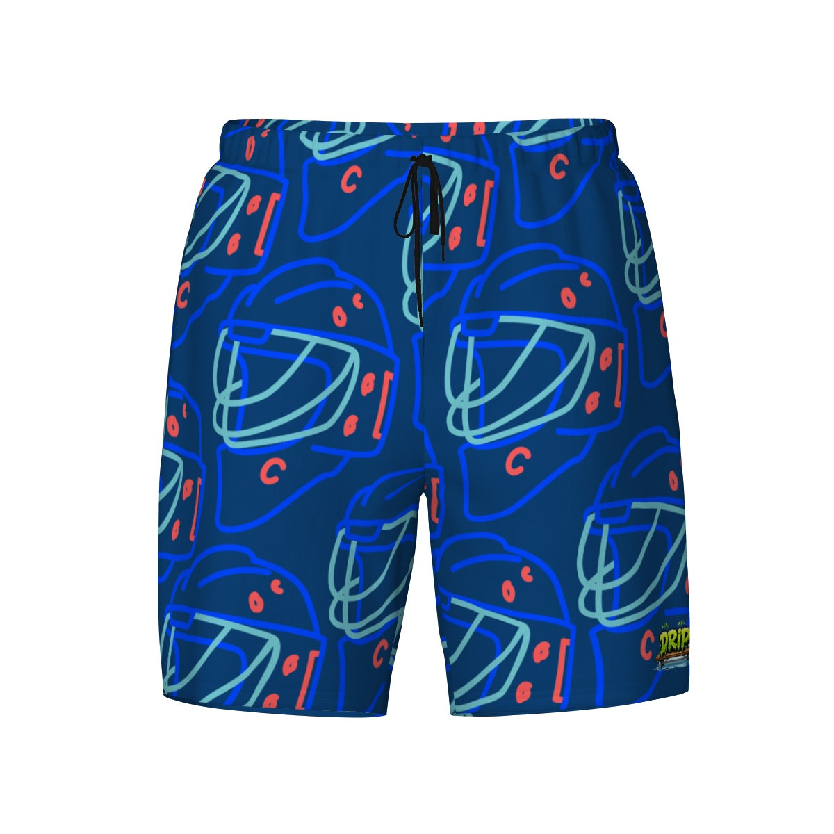 W2W Pro Mesh Hybrid Shorts - Goalie Helmet Sketch Midnight