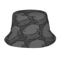 Drip Bucket Hat - Grey Hockey Pucks Grey