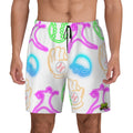 W2W Pro Mesh Hybrid Shorts - White Neon Lights