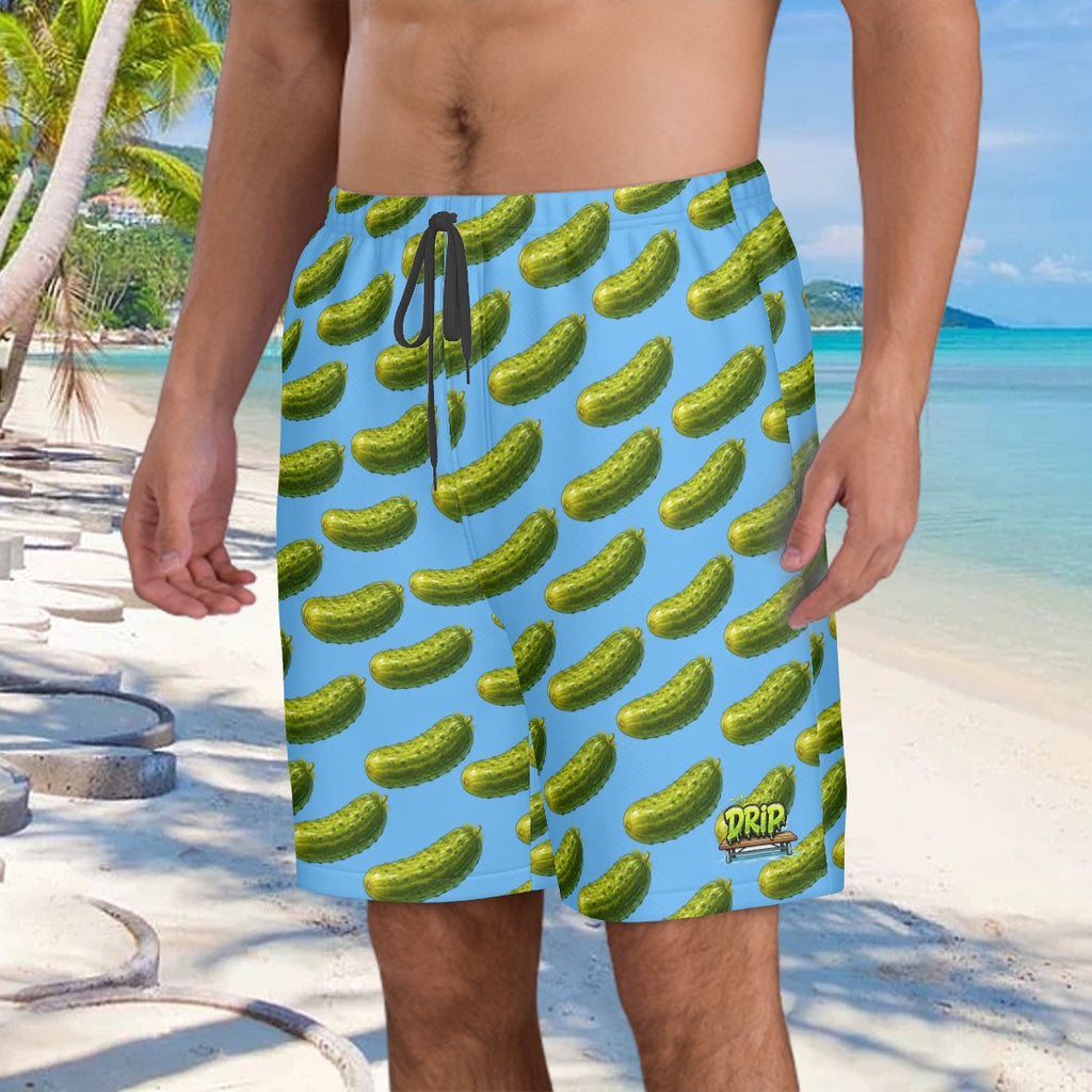 Men/Teen Swim Shorts - Pickled Blue
