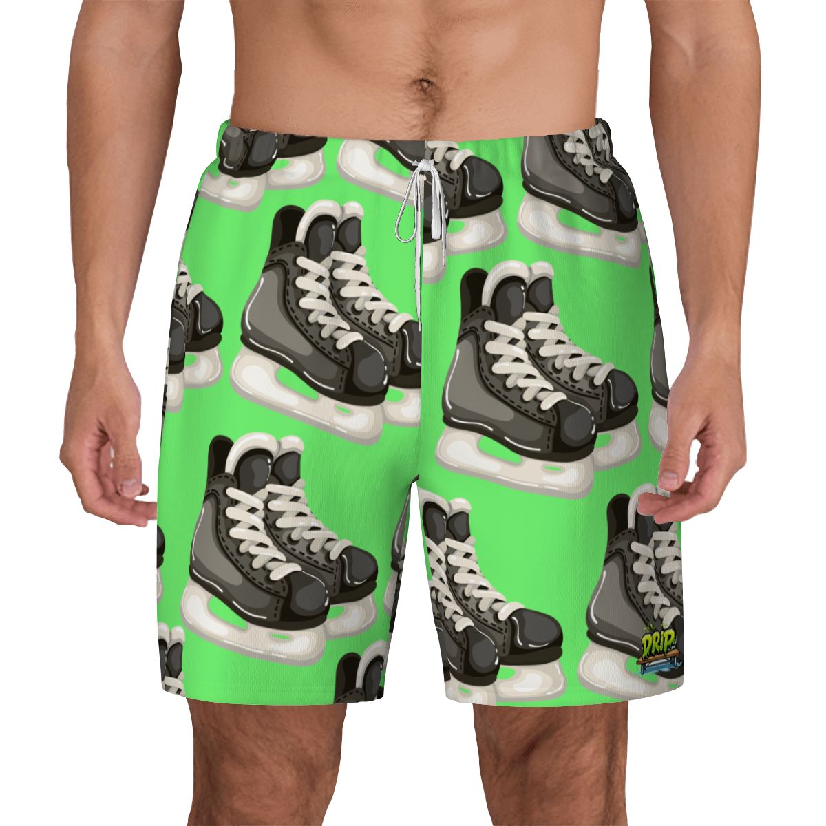 W2W Pro Mesh Hybrid Shorts - Hockey Skates Hot Green
