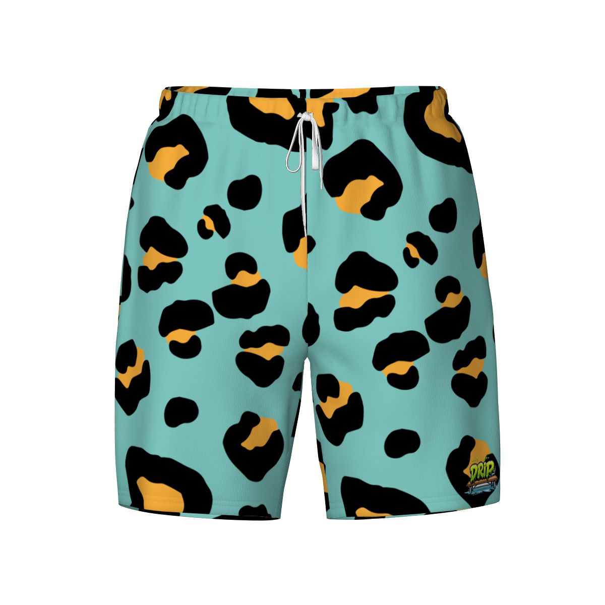 W2W Pro Mesh Hybrid Shorts - Drip Bench Leopard Caribbean