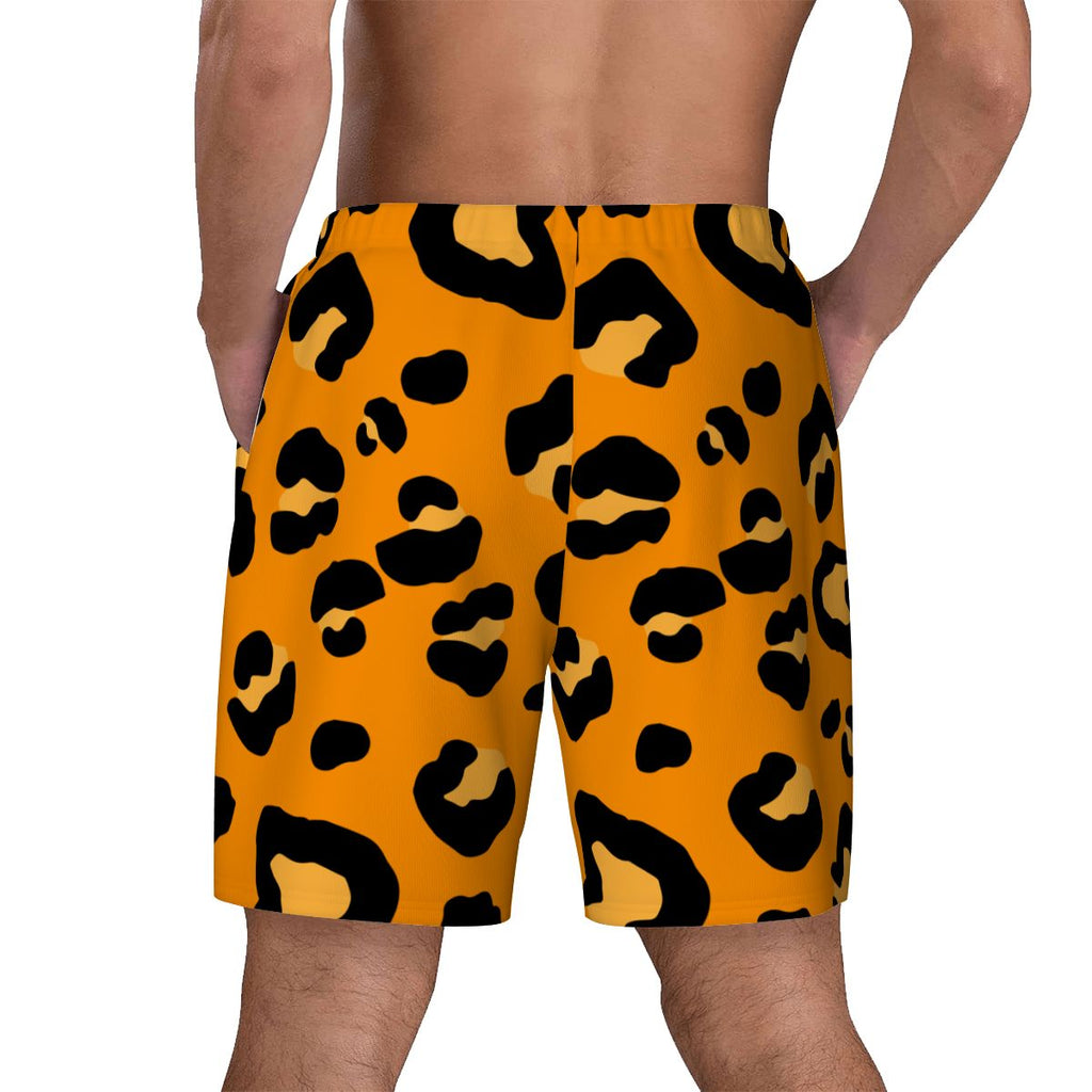 W2W Pro Mesh Hybrid Shorts - Drip Bench Leopard Orange