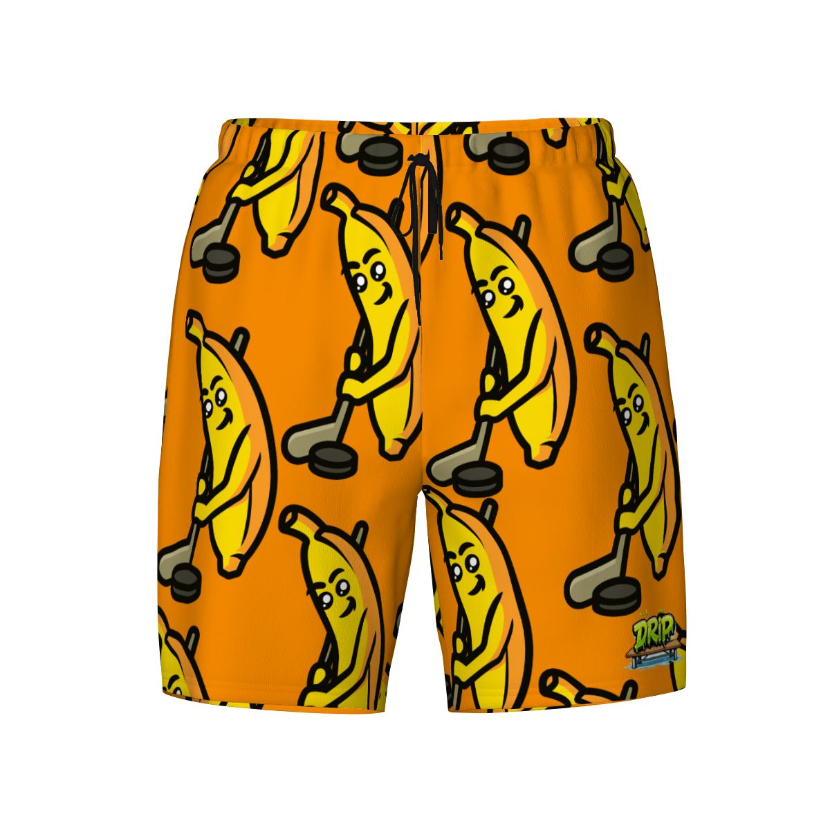 W2W Pro Mesh Hybrid Shorts - Bananas for Hockey Orange