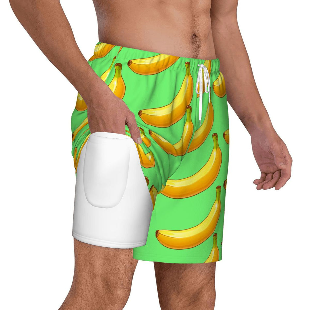 W2W Pro Mesh Hybrid Shorts - Bananas Hot Green