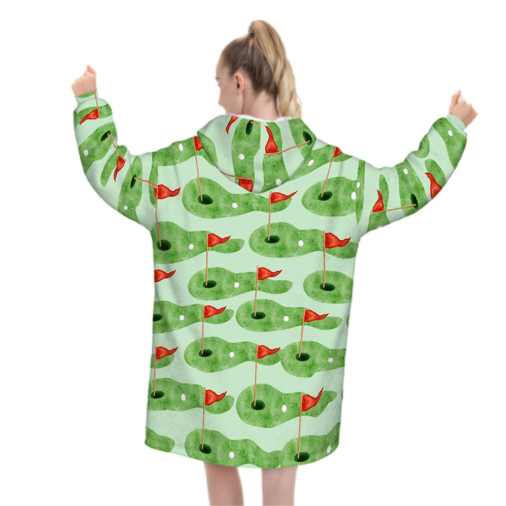 Adult Blanket Sweatshirt - Golf Hole