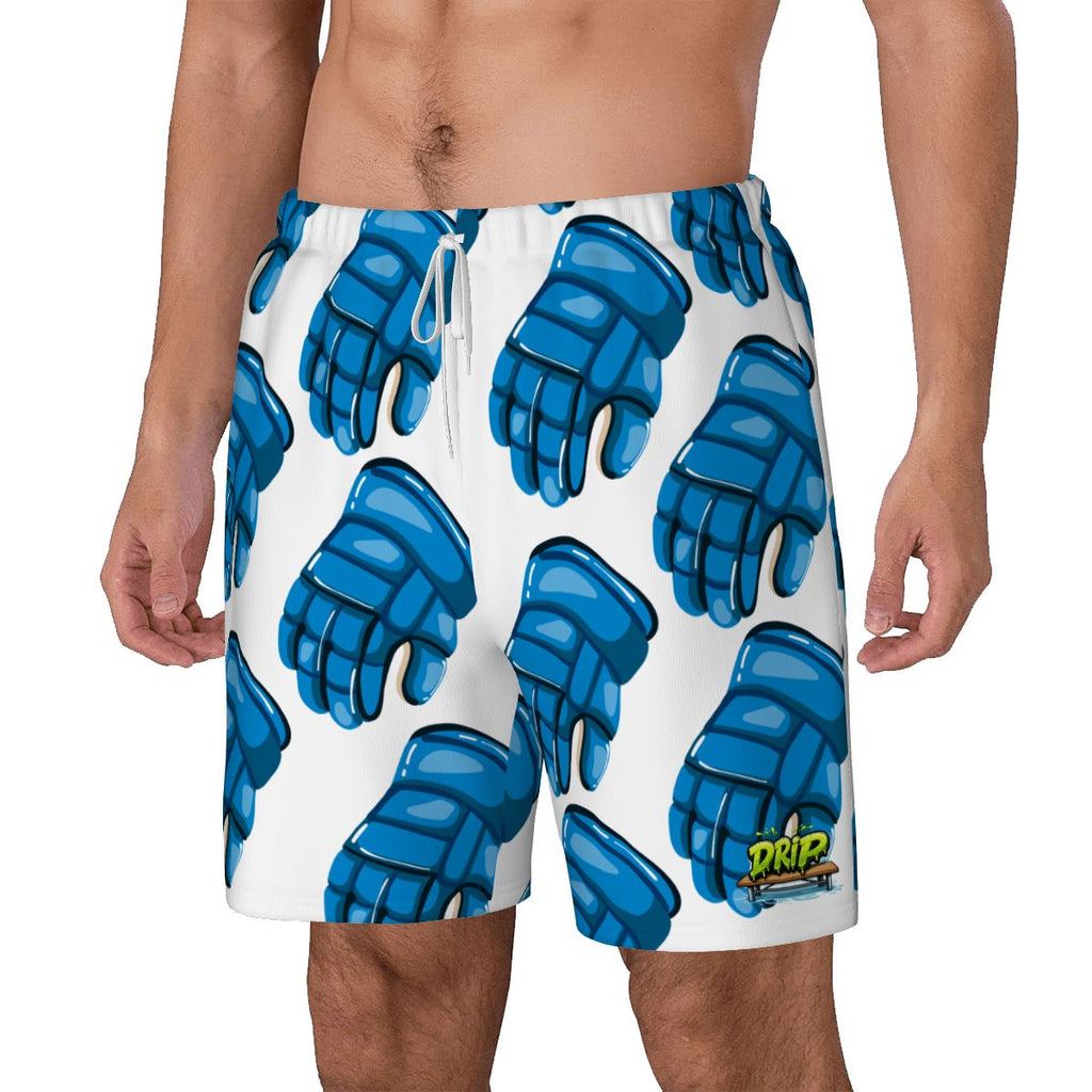 W2W Pro Mesh Hybrid Shorts - Blue Hockey Glove White