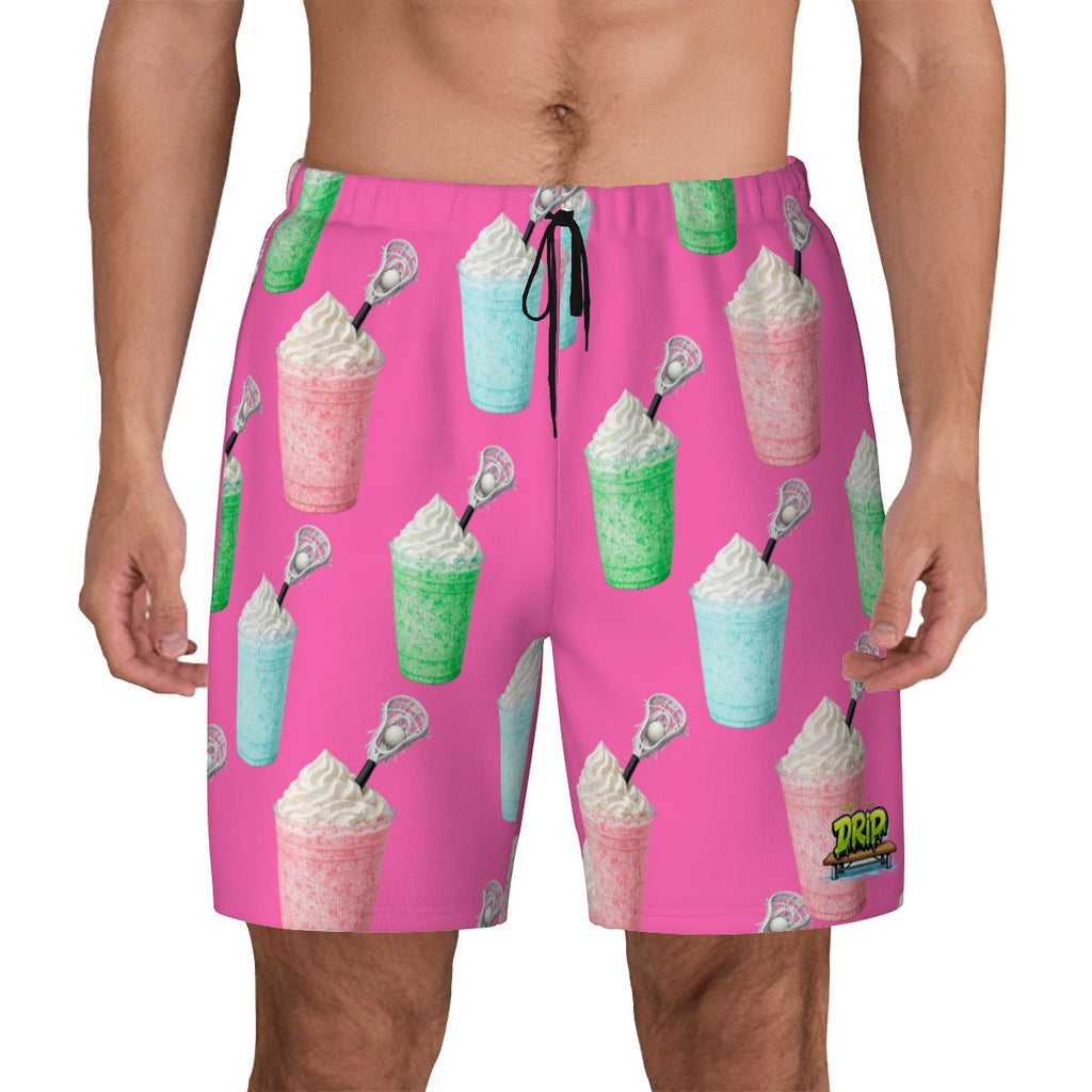 W2W Pro Mesh Hybrid Shorts - Ice Cream Lacrosse Hot Pink