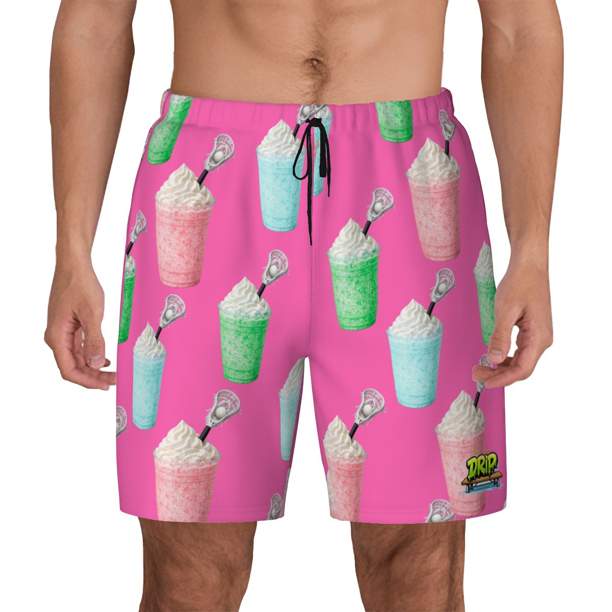 W2W Pro Mesh Hybrid Shorts - Ice Cream Lacrosse Hot Pink