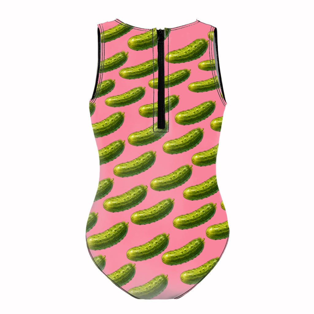 Girls One Piece Swimsuits - Pickled Pink