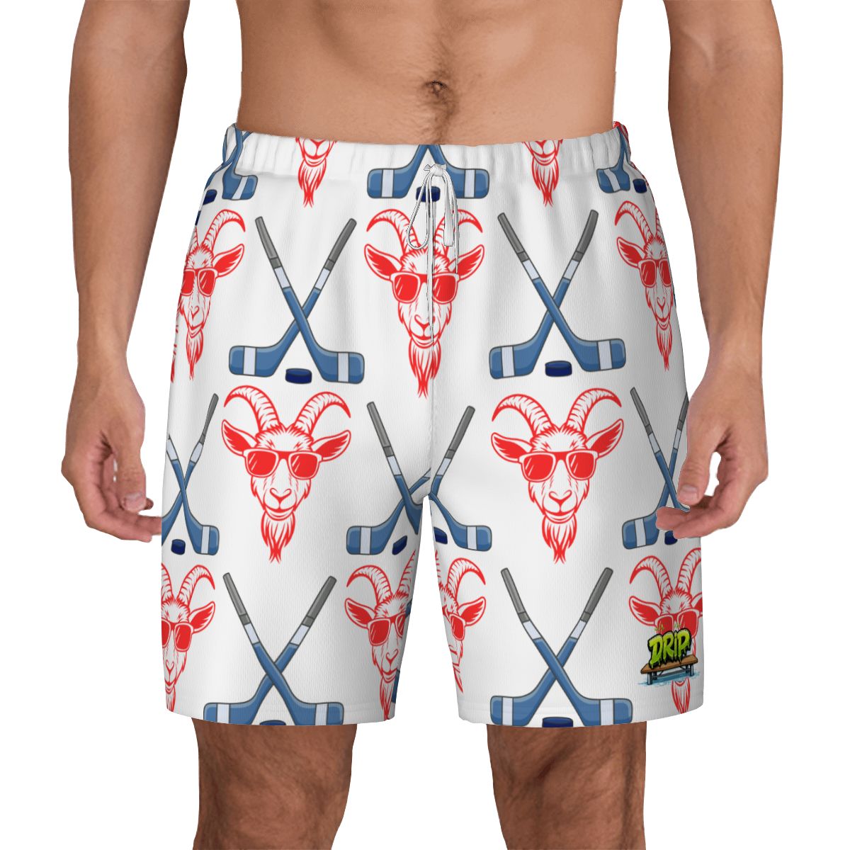 W2W Pro Mesh Hybrid Shorts - Goated Hockey White