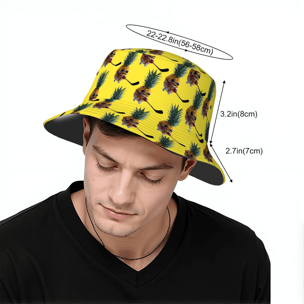 Drip Bucket Hat - Piney Snipe Yellow