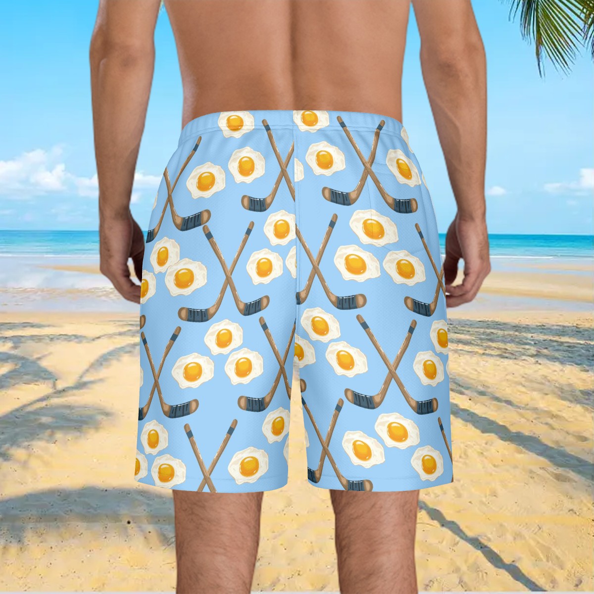 Men/Teen Swim Shorts - Sunnyside Snipes Blue