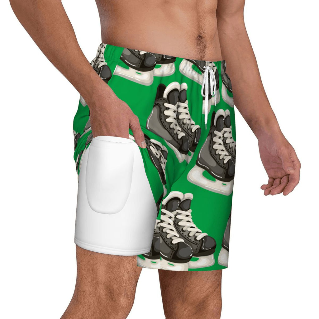 W2W Pro Mesh Hybrid Shorts - Hockey Skates Classic Green