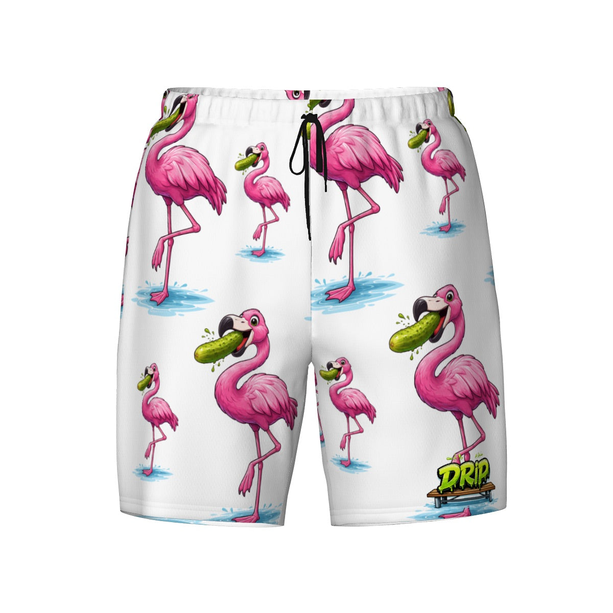 W2W Pro Mesh Hybrid Shorts - Pickle Flamingo White