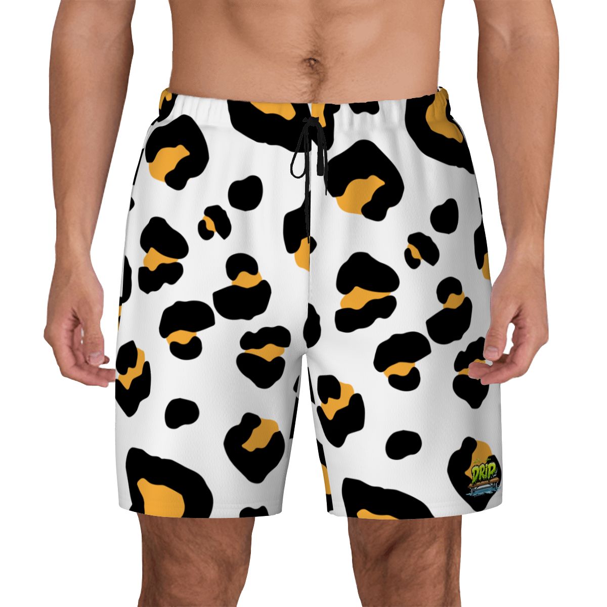 W2W Pro Mesh Hybrid Shorts - Drip Bench Leopard White