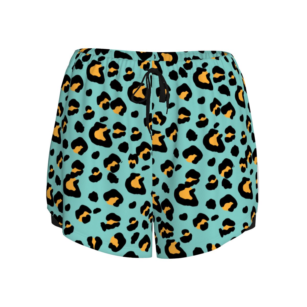Drip Bench Women's Shorts - Leopard Caribbean