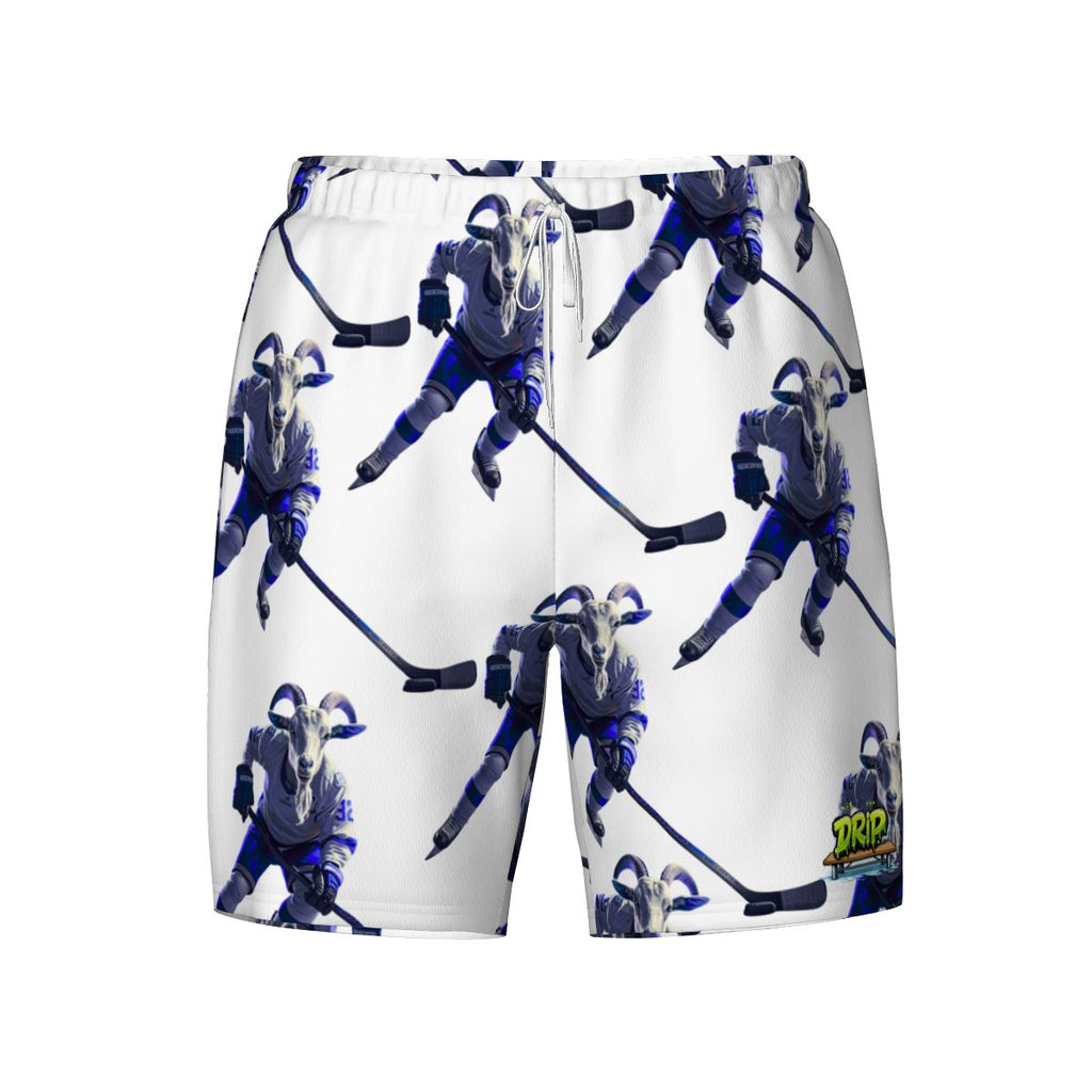 W2W Pro Mesh Hybrid Shorts - The Hockey Goat White