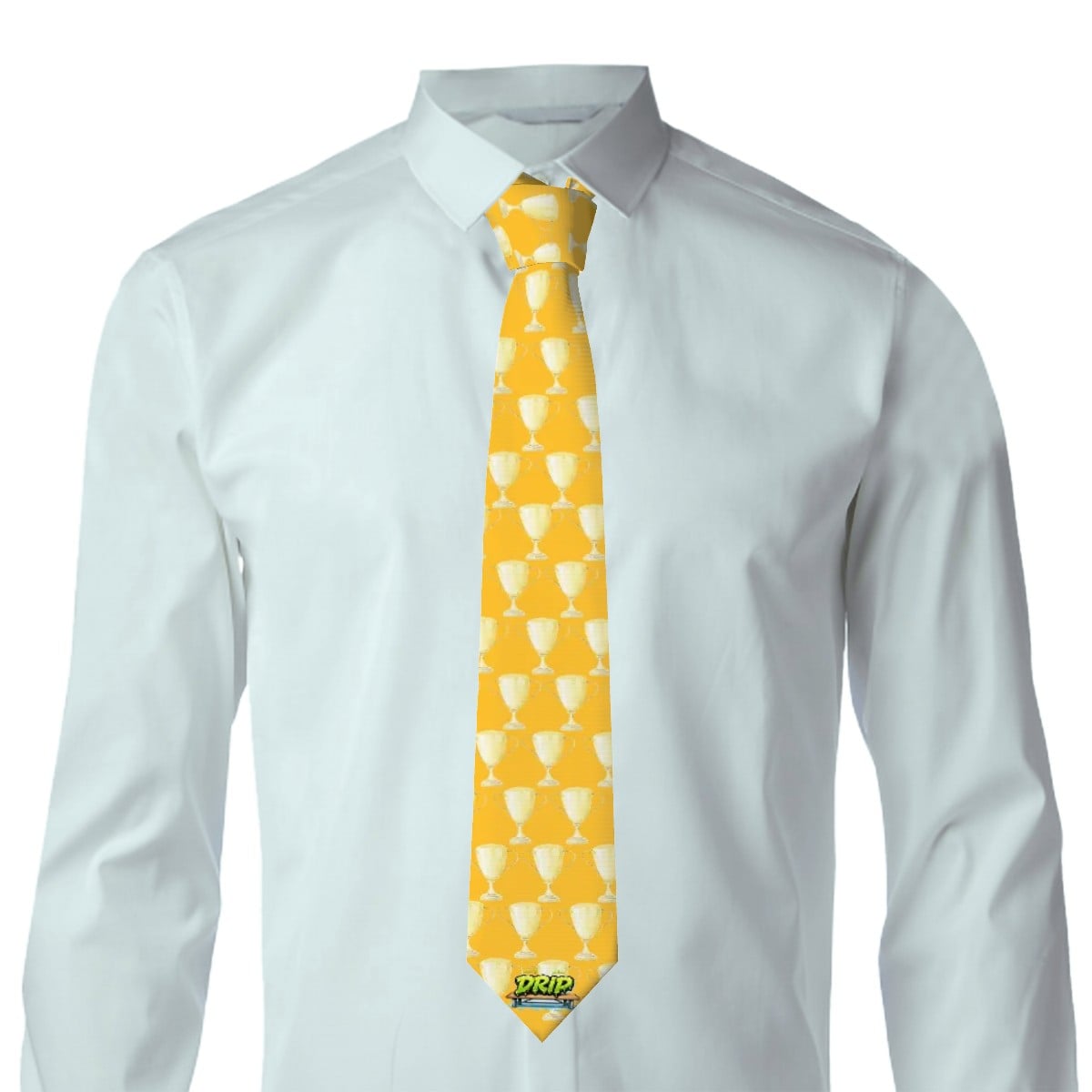 Game Day Tie - Trophies Gold